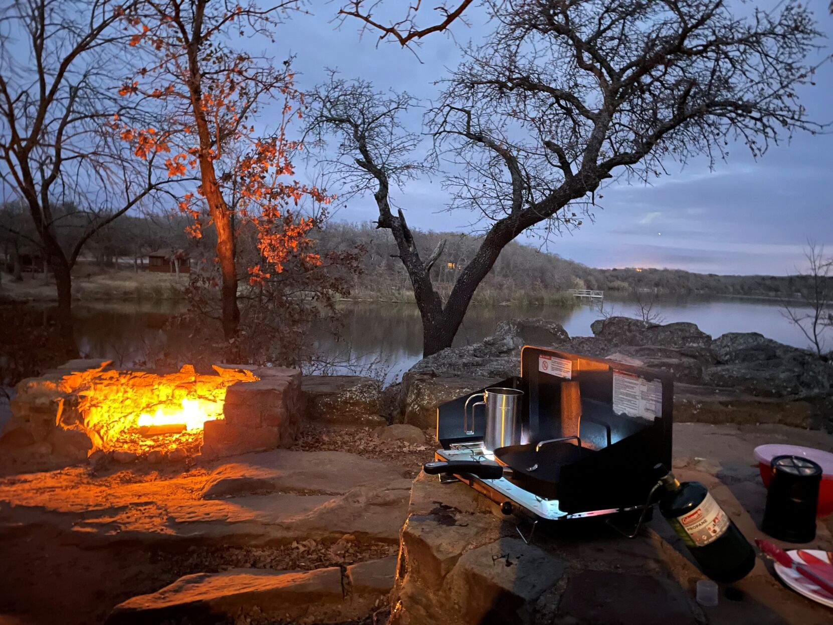 Camp cooking at sunset.jpg